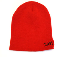 Load image into Gallery viewer, Class & Polish Beanie - Cardinal Red (Side embroider)